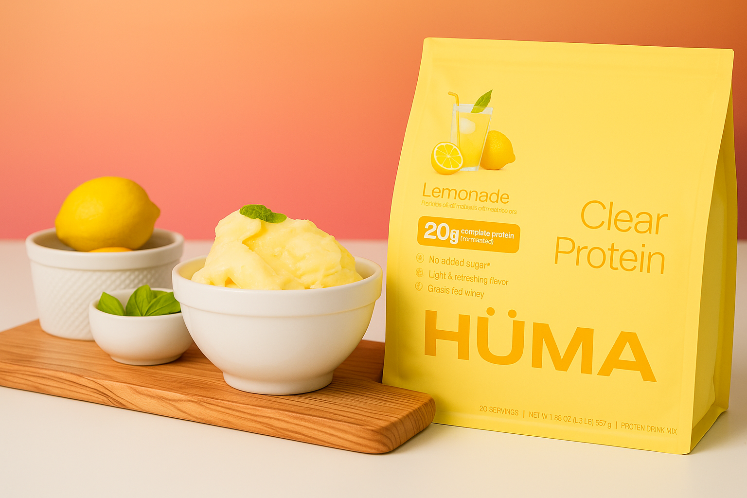 Frosty Lemonade Sorbet Protein Recipe